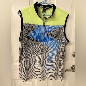 Jamie Sadock Women’s Golf sleeveless designer  XL